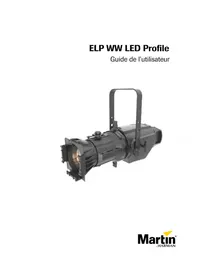Notice MARTIN ELP WW LED PROFILE Éclairage