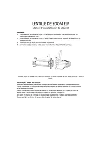 Notice MARTIN ELP ZOOM LENS Éclairage