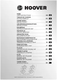 Notice HOOVER HVW6MW Cappa da cucina
