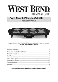 WestBend 76220 - Grill plate