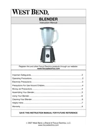 WestBend 6575 - Blender