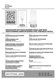 Notice Livarno Lux IAN 372342 Luminaire