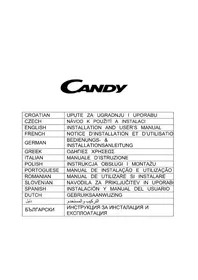 Notice CANDY CDG6CTNB Hotte