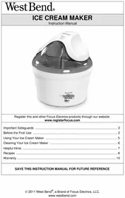 WestBend IC12893CF - Ice machine