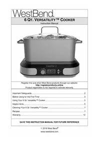 WestBend 87966 - Saucepan