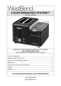 WestBend 78500 - Toaster
