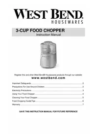 WestBend 6526 - Mechanical chipper