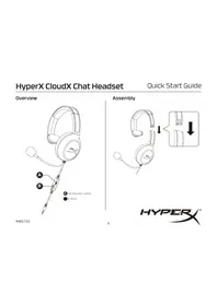 Notice HYPERX CLOUDX CHAT Casque