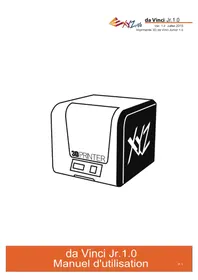 Notice XYZ PRINTING DA VINCI JUNIOR Imprimante 3D