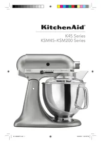 Notice KITCHENAID KSM155GBCZ Robot de cuisine