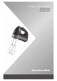 Notice KITCHENAID KHM929CU Batteur électrique