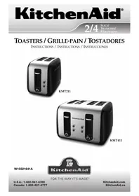 Notice KITCHENAID KMT211CU Tostadora