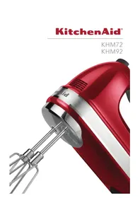 Notice KITCHENAID KHM7212QMY Batteur électrique