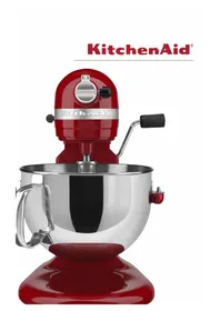 Notice KITCHENAID RKP26M1XAC Mezclador