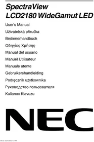 Notice NEC SPECTRAVIEW REFERENCE 21 Moniteur