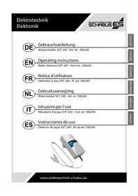 Notice Schabus SHT 240 Système d'alarme