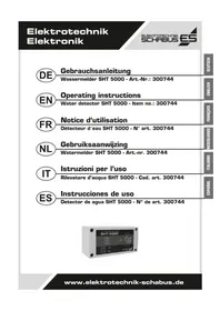 Notice Schabus SHT 5000 Système d'alarme