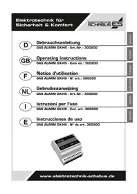 Notice Schabus GXHS Système d'alarme