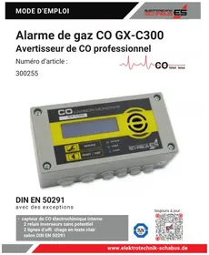 Notice Schabus GXC300 Système d'alarme
