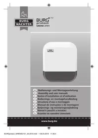 Notice Burg Wächter SIRENE 2151 Système d'alarme