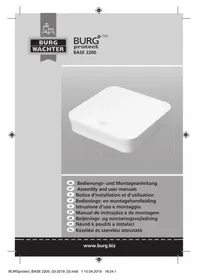 Notice Burg Wächter SET 2210 Système d'alarme