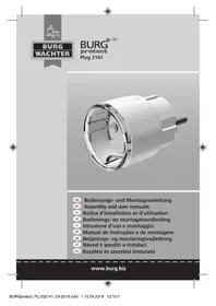 Notice Burg Wächter PLUG 2141 Système d'alarme