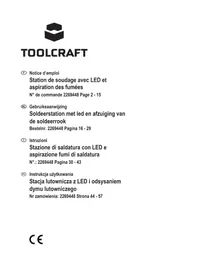 Notice Toolcraft LSL951 Lasapparaat
