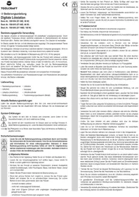 Notice Toolcraft ST100D Lasapparaat