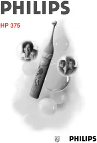 Notice PHILIPS HP375 Brosse à dents électrique
