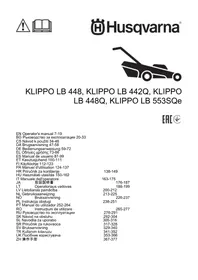 Notice HUSQVARNA KLIPPO LB 553SQE Elektrinė vejapjovė