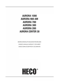 Notice HECO AURORA 900 AM Haut-parleur