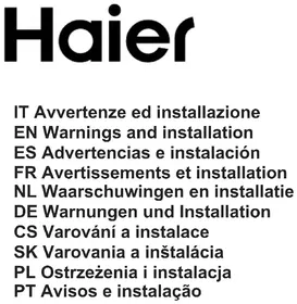 Notice HAIER HATSI120CBS6BVOC Basket