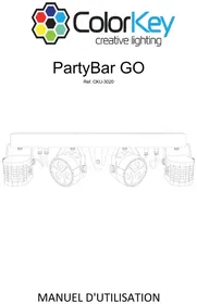 Notice ColorKey PARTYBAR GO Machine à effet