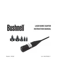 Notice BUSHNELL 740100 Appareil de visée laser