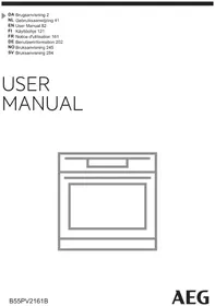 Notice AEG B55PV2161B Elektrisk ovn