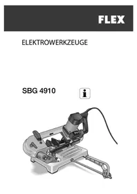 Notice Flex SBG 4910 Scie