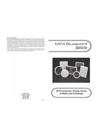 Notice MTX Audio BLUEPRINT CT625C Haut-parleur