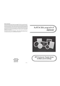 Notice MTX Audio BLUEPRINT CT625W Haut-parleur