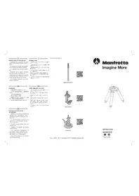 Notice MANFROTTO MBASEPROVRUS Trépied