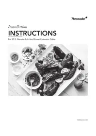 Notice THERMADOR EXTNCB25W Câble d'extension électrique