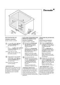 Notice THERMADOR UCV30ST Cuisiniere gaz