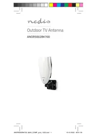 Notice NEDIS ANOR5002BK700 TV-antenni