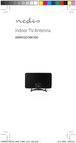 Notice NEDIS ANIR2501BK700 TV-antenni