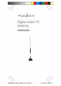 Notice NEDIS ANIR0502BK TV-antenni