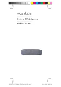 Notice NEDIS ANIR2511GY700 TV-antenni
