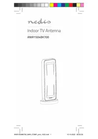 Notice NEDIS ANIR1504BK700 TV-antenni