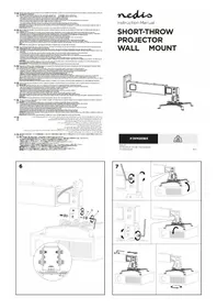 Notice NEDIS PJWM200BK Accessoire de projecteur