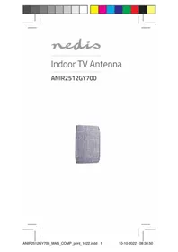 Notice NEDIS ANIR2512GY700 TV-antenni