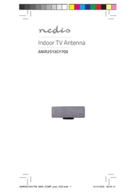 Notice NEDIS ANIR2513GY700 TV-antenni
