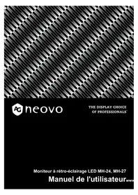 Notice AG Neovo MH24 Moniteur